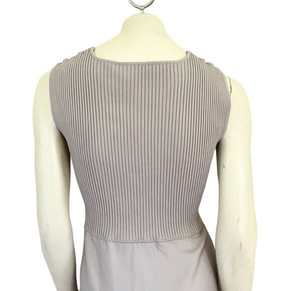 THEORY Sleeveless Long Midi Dress in Pale Lavender SZ L - Picture 4 of 9